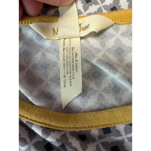 Matilda Jane MAKE BELIEVE STARSTRUCK Roll Tab Sleeve Top Women Size L - Picture 9 of 11